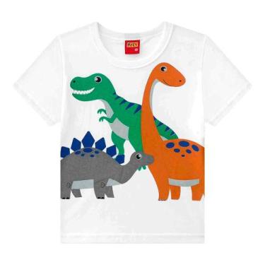 Imagem de Camiseta Manga Curta  Kyly Dinossauros Ref: 111548  1/3