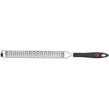 Imagem de Ralador Zester com Protetor, Flat 2, 1 Unidade, 36 Cm, Cabo Preto e Aço Inox, MasterChef