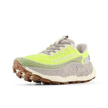 Imagem de New Balance Tênis de corrida feminino Fresh Foam X More Trail V3, Amarelo/concreto, 5 Wide