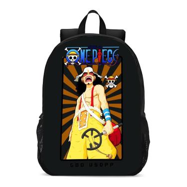 Imagem de Mochila Escolar Infanto Juvenil Anime Mangá One Piece Usopp Novidade Geek Skin 0073-Unissex