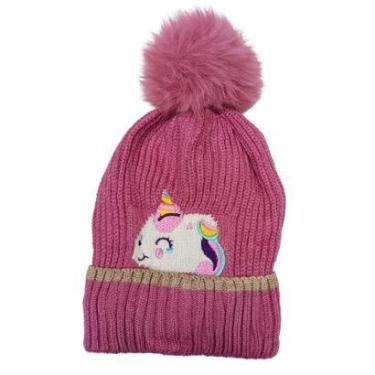 Imagem de Gorro Touca Infantil Kids Fofinha com Pompom e Forro DC23-24-Unissex