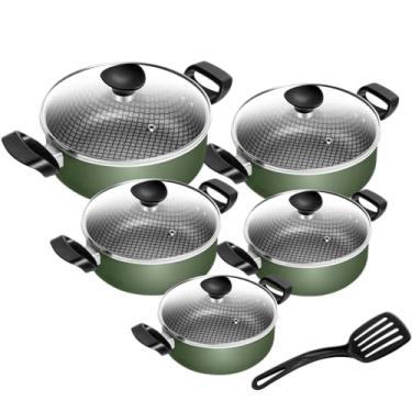 Imagem de Conjunto de Panelas Patolux 5 Peças Antiaderente Verde