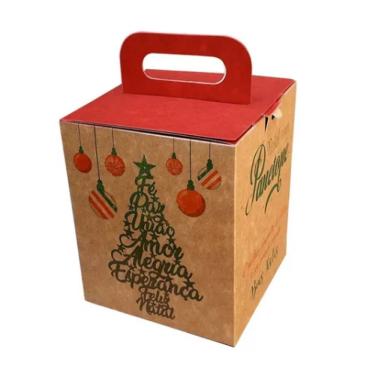 Imagem de Embalagem Panetone Chocotone Natal 100 Gr (100 Unid)