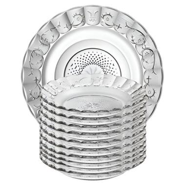 Imagem de Jogo De Pratos Fundos Egípcio 12 Peças Estrela Transparente - Suas Com