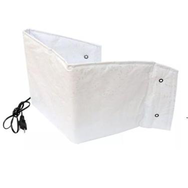 Imagem de Cinta manta termica elétrica abdominal 127v santa clara, Massagem