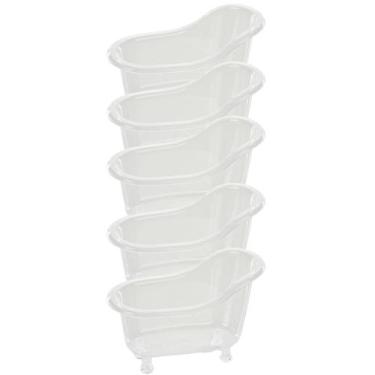 Imagem de Kit com 5 Mini Banheiras de Acrílico 500ML para Drinks e Decoração de 