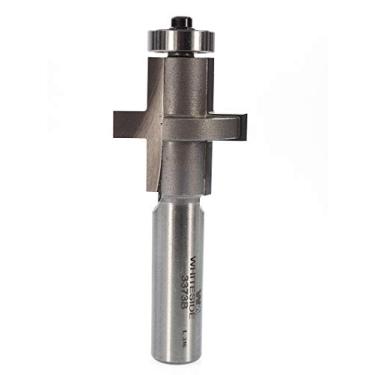 Imagem de Whiteside Router Bits 3373B Fresa reta para língua e ranhura com diâmetro grande de 3,8 cm e comprimento de corte de 3,2 a 3,1 cm