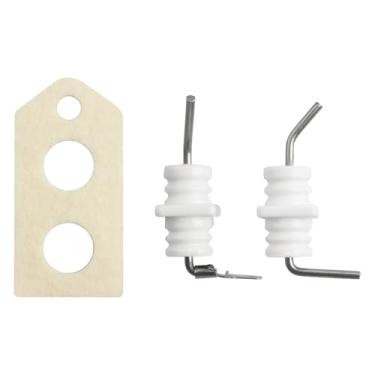 Imagem de RMSPO 104000012 Kit de eletrodo de haste de chama de aquecedores de água sem tanque Rinnai para reposição de peças de aquecedor de água Rinnai