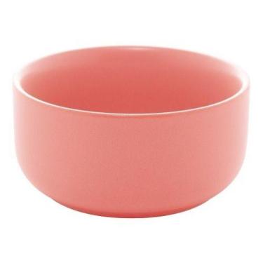 Imagem de Kit 3 Bowls Porcelana Nortica Matt 300ml  - Bon Gourmet, Rosa