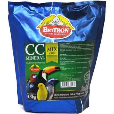 Imagem de Cc Mineral Mix 1,5kg Biotron Grit Sem Carvão Para Aves