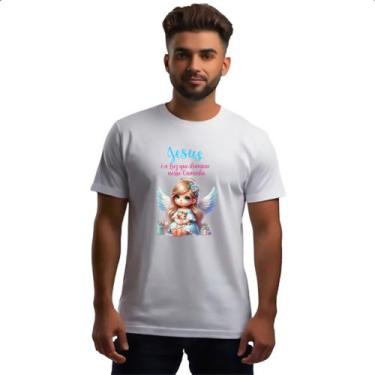 Imagem de Camiseta Unissex Anjo luz iluminando - Alearts, M