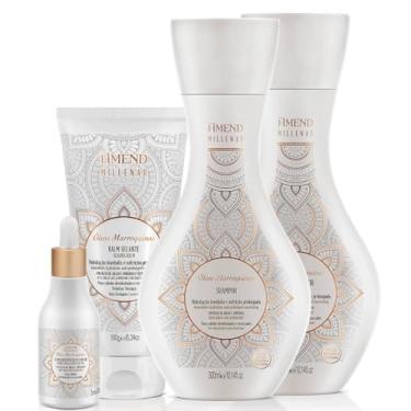 Imagem de Kit Amend Millenar Óleos Marroquinos Shampoo + Condicionador + Oléo + Balm Selante