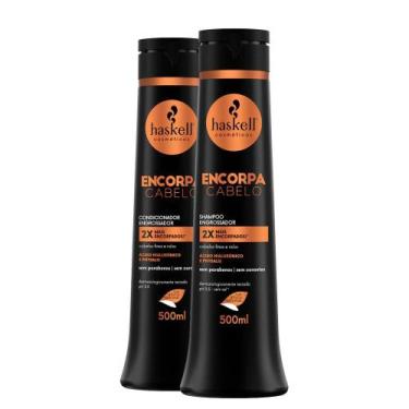 Imagem de Kit Shampoo e Condicionador Haskell Encorpa Cabelo 500ml