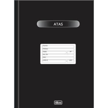 Imagem de Livro Atas Sem Margem Capa Dura - 100 Folhas - Tilibra, Único