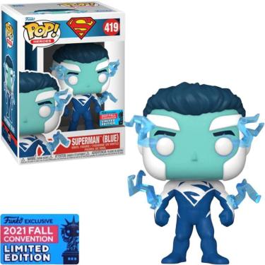 Imagem de Funko Pop! DC Superman Blue #419 Nycc 2021