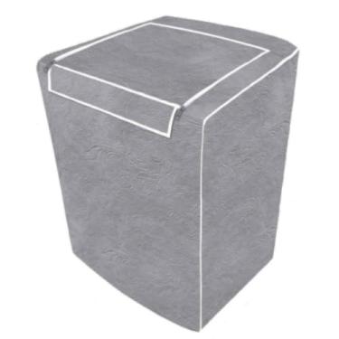 Imagem de Capa Maquina LavarC/Zíper Perolizada-Adequado para máquinas de lavar, secadoras(Cinza,P)