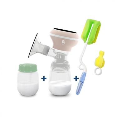 Imagem de Kit Bomba Tira Leite + Acessórios - Dellamed Branco Bivolt