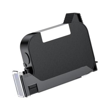 Imagem de BESHENG Cartucho de tinta preta original para máquina de codificação a jato de tinta JS740, substituição de tinta de secagem rápida para impressora a jato de tinta portátil de 12,7 mm/impressora de