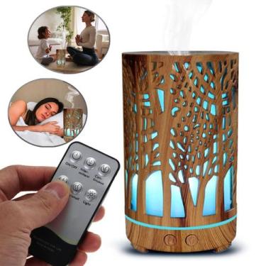 Imagem de Umidificador De Ar Elétrico De 200ml Difusor De Aromas Ultrassônico Co