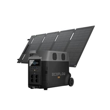 Imagem de Kit Estação de Energia Ecoflow Delta Pro Com Painel Solar Portátil 45w Usb c, Bateria Lfp, App Integrado, Carregamento Rápido e Solar Ip68