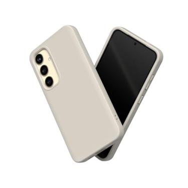 Imagem de RhinoShield Capa compatível com [Galaxy S24+] | SolidSuit - Capa protetora de design fino absorvente de choque com acabamento fosco premium 3,5 m/proteção contra quedas de 3,4 m - Bege