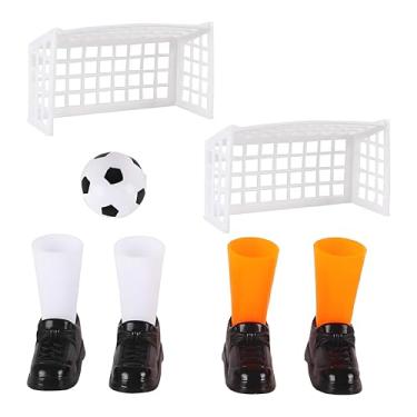 Imagem de Conjunto de jogo de futebol de dedo com 2 gols, mini jogo de futebol de mesa para fãs, clubes, esportes, bar e festa em casa
