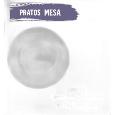 Imagem de Jogo De Prato Menu 04 Pratos Sobremesa - Lanche - Branco