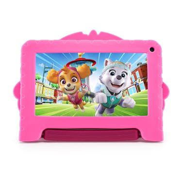 Imagem de Tablet Multi Patrulha Canina Skye com Controle Parental 32GB Tela 7&quot; Android 11 (Go Edition) Quad Core Rosa