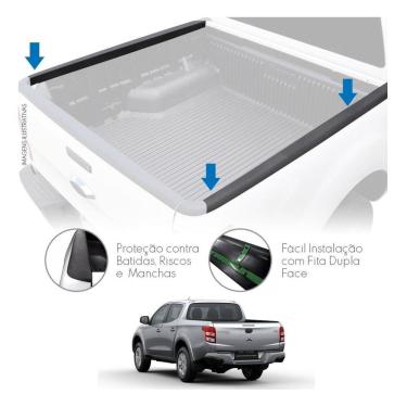 Imagem de Protetor Borda Lateral Caçamba L200 Triton Sport 2017 Diante