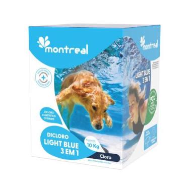 Imagem de Cloro para piscina dicloro light blue 33% 10 kg - montreal