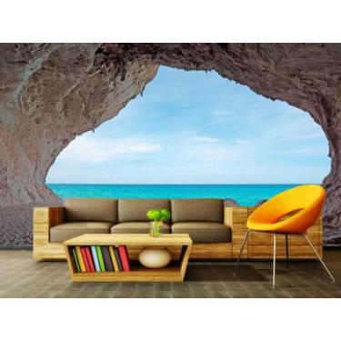 Imagem de Papel de Parede Painel Fotográfico Praia 101 -1,00 X 1,00 - Voce Decor