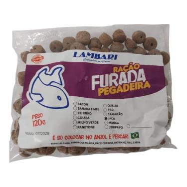 Imagem de Kit 2 Isca Para Peixe Ração Furada Para Pesca Tambaqui Piau (Sabor Jaca)
