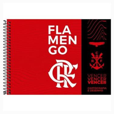 Imagem de Caderno de Cartografia e Desenho Flamengo 80 Folhas - - KIT, Modelo 1