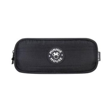 Imagem de Estojo Duplo Juvenil - Minnie Preto - Disney