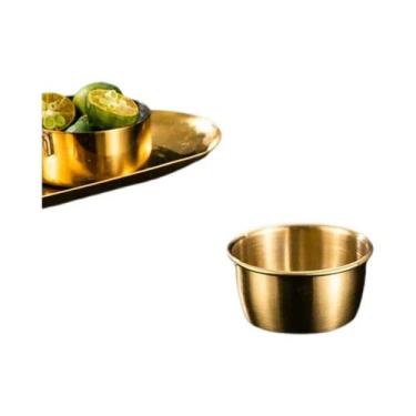 Imagem de Pequena Tigela De Aço Inoxidável Para Temperos, Molhos, Ketchup, Aperi