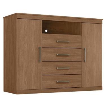 Imagem de Comoda Havana Master Jatobá Acetinado - Santos Andirá