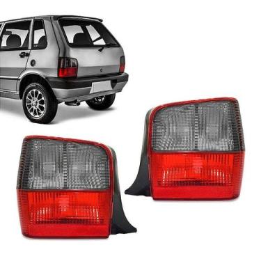 Imagem de Par Lanterna Traseira Fiat Uno Pitbull 2004 2005 2006 2007 2008 2009 2