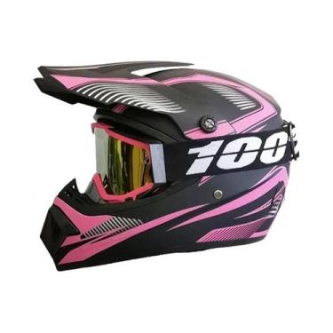 Imagem de Capacete De Motocross Adulto Profissional Para ATV, Downhill, Mountain
