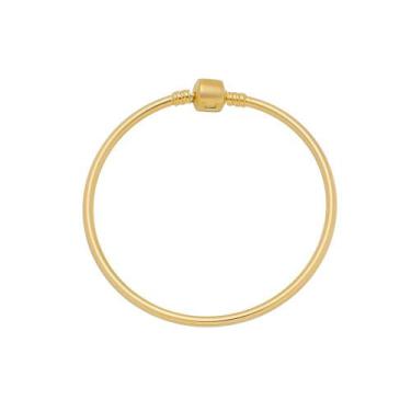 Imagem de Bracelete Para Berloques Folheado A Ouro 18k Rígido - Erah Joias, M