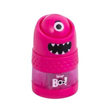 Imagem de Apontador com depósito 2 furos com borracha Monstro Brw, Pink