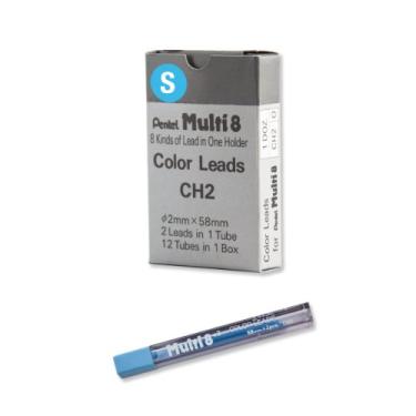 Imagem de Pentel Refil para lápis de cor Art 8, azul celeste, 24 peças de chumbo (CH2-S)