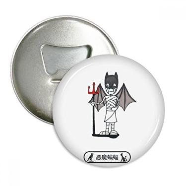 Imagem de Mummy Halloween Diabo Morcego Hórus Abridor de Garrafas Imã Emblema Multifuncional
