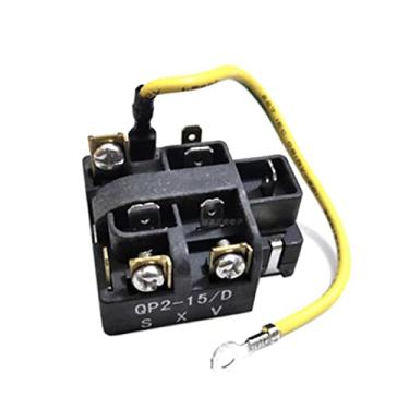 Imagem de NUHFUFA QP2-15/D Motor de arranque de geladeira, compressor de sobrecarga compatível com acessórios de substituição de geladeira Hai.er