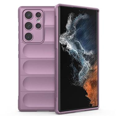 Imagem de Capa à prova de choque para Samsung S22 Plus S21 FE Note 20 Ultra Back para Galaxy A12 A52 A52S A13 A23 A33 A53 A73 4G Capa de telefone, lavanda, para Samsung S21 Plus