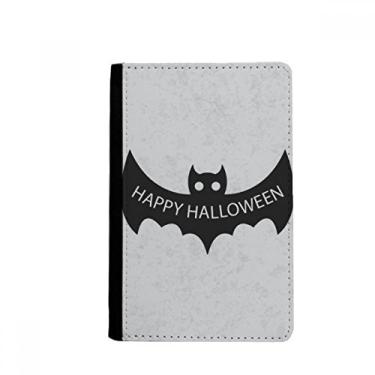 Imagem de Carteira Hallowmas Black Morcegos Feliz Dia das Bruxas Porta-passaporte Notecase Burse Carteira Porta-cartão