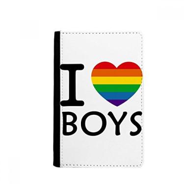 Imagem de Porta-passaporte Transgênero Bisexuals Support LGBT Notecase Burse Capa carteira porta-cartões