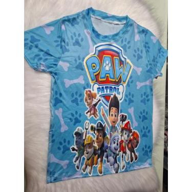 Imagem de Camiseta Infantil Patrulha Canina Azul - Andara Moda Pais E Filhos