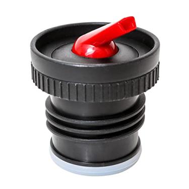 Imagem de Stanley Thermos Stopper Pico de Mate Peça de substituição para garrafa térmica clássica isolada a vácuo de boca larga (1, preto-vermelho) (1,1 QT, 1,5 QT, 2 QT)