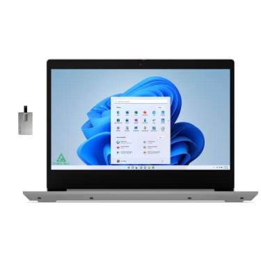 Imagem de Lenovo 2022 IdeaPad 3i 14" FHD Business Laptop, Intel 11ª geração i3-1115G4, 8GB RAM, SSD PCIe 256GB, Intel UHD Graphics, WiFi 6, HDMI, Platinum Greye, Win 11 S, cartão USB Snowbell de 32 GB