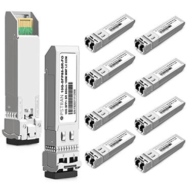 Imagem de OPSTRAN Módulo transceptor óptico SFP+ 10GBASE-SR compatível com Fortinet FN-TRAN-SFP+SR FS-TRAN-SFP+SR FG-TRAN-SFP+SR 850nm 300m DDM Duplex LC MMF Pacote com 10